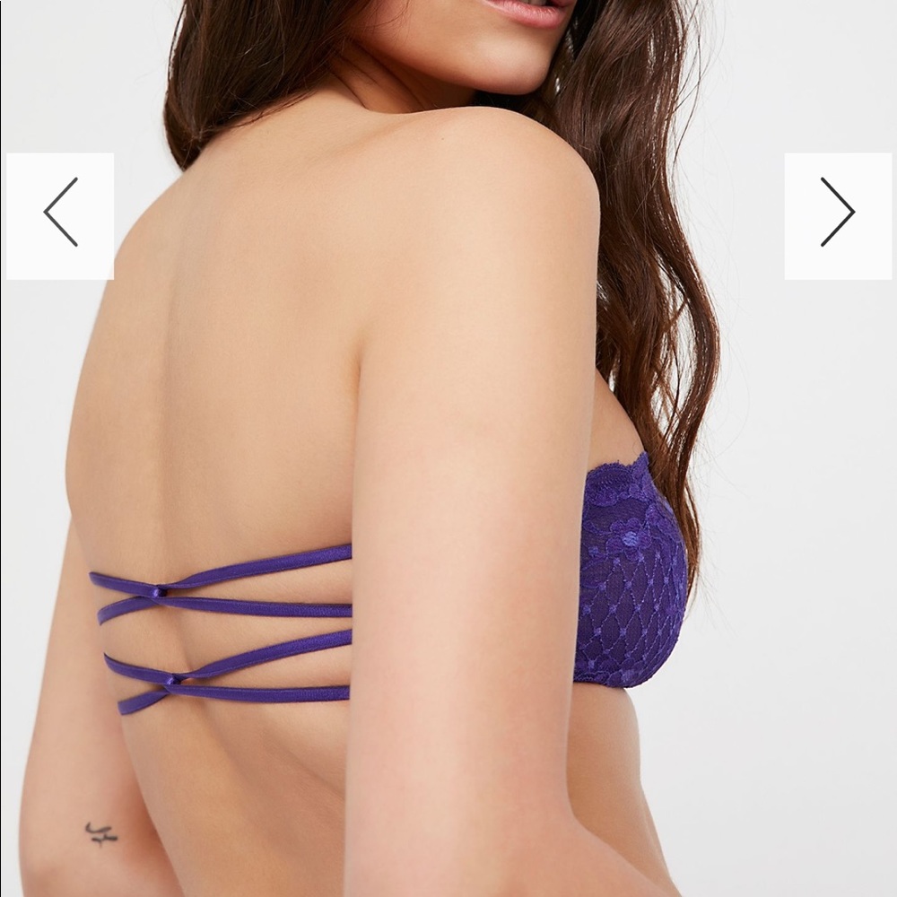 Free People NWT Essential Lace Bandeau - Picture 2 of 4
